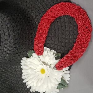 $ Red Beaded Necklace